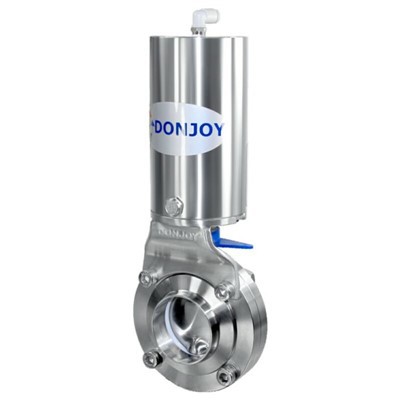 Sommerfuglventil for sanitær matkvalitet